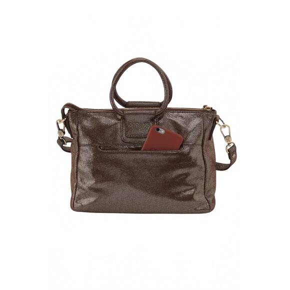 NEW HOBO sheila medium satchel bag in coffee galaxy - Picture 2 of 4